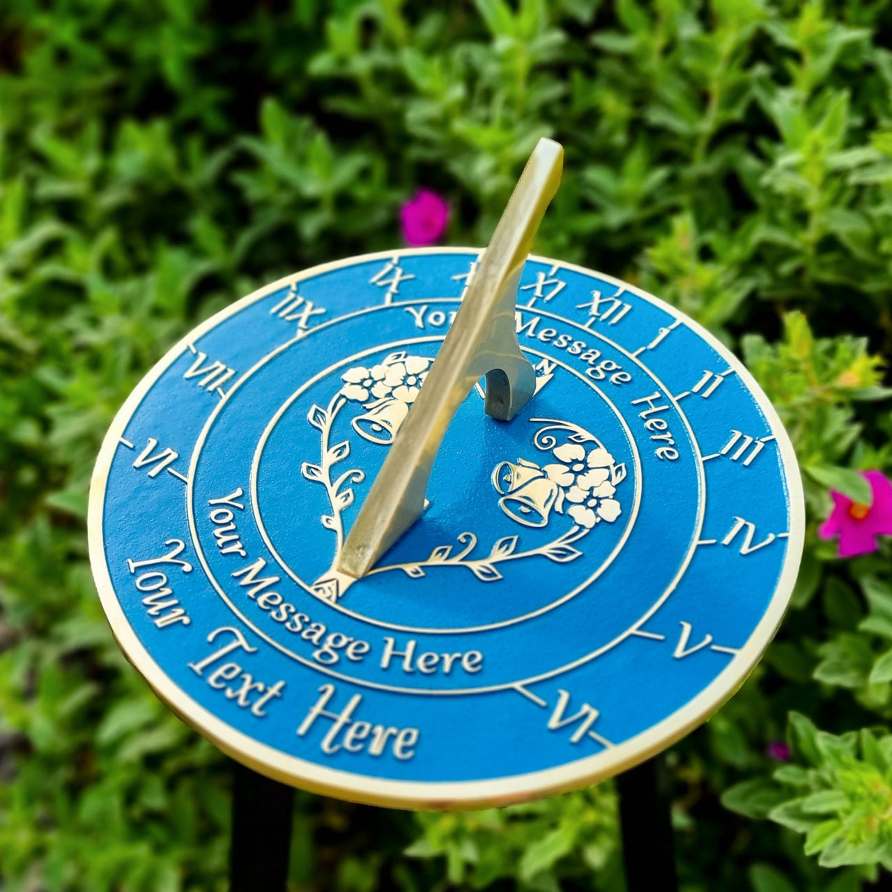 Large Custom Wedding Sundial - The Metal Foundry