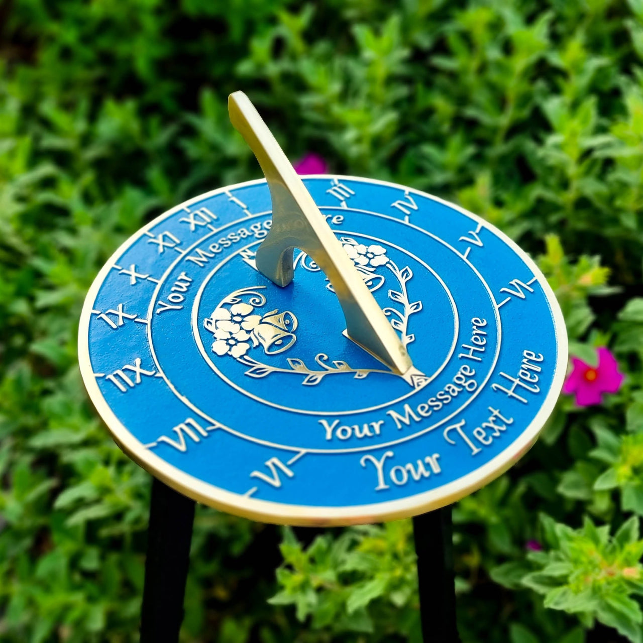 Large Custom Wedding Sundial - The Metal Foundry