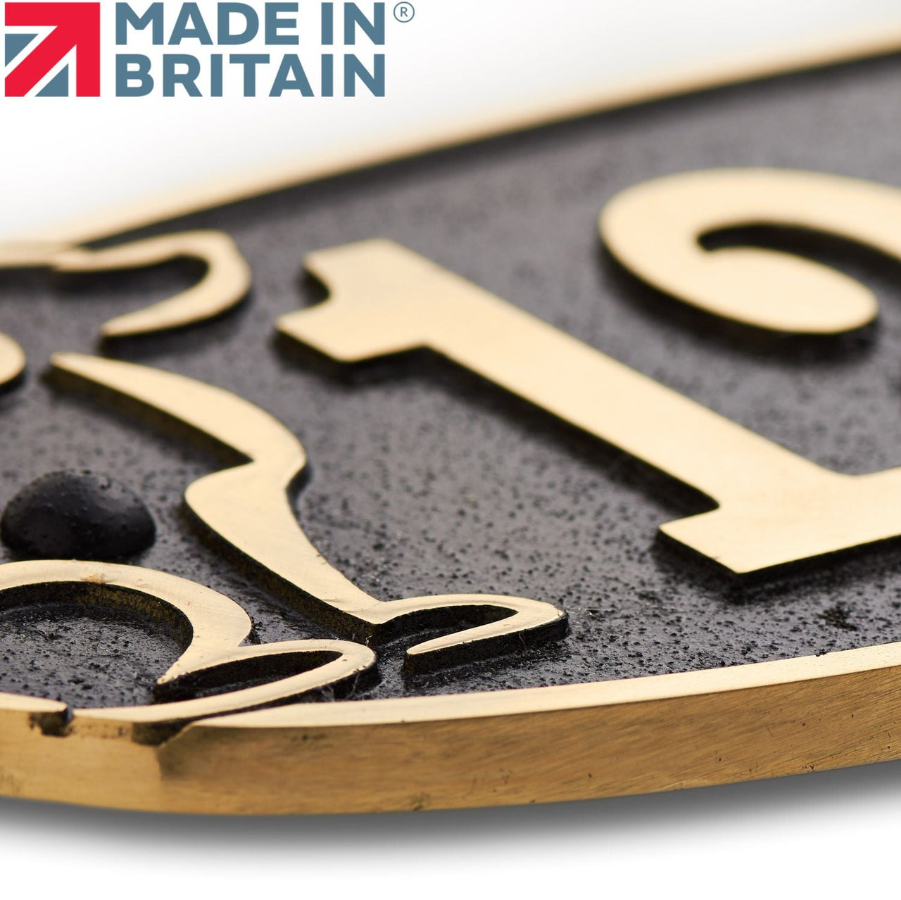 Large Dog Lovers House Number Sign - The Metal Foundry