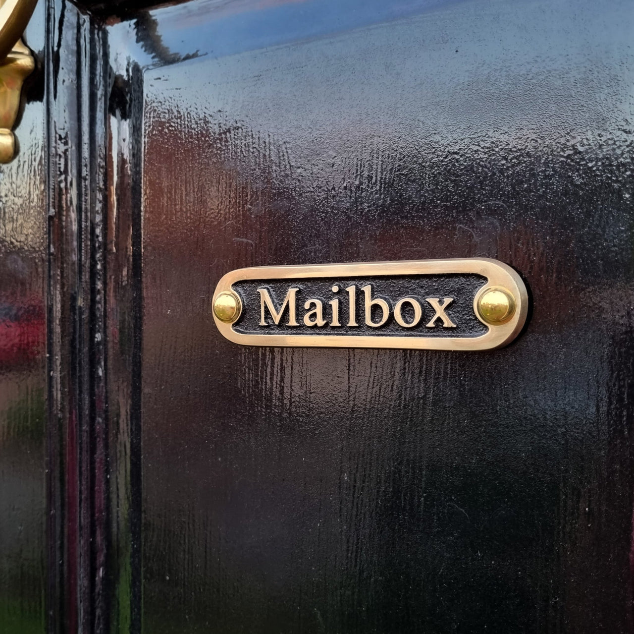 'Mailbox' Door Sign - The Metal Foundry