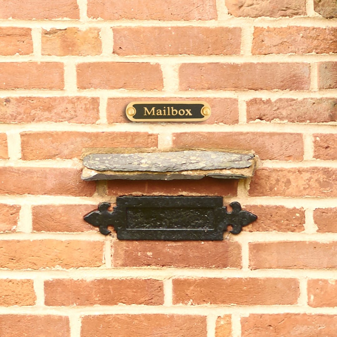 'Mailbox' Door Sign - The Metal Foundry