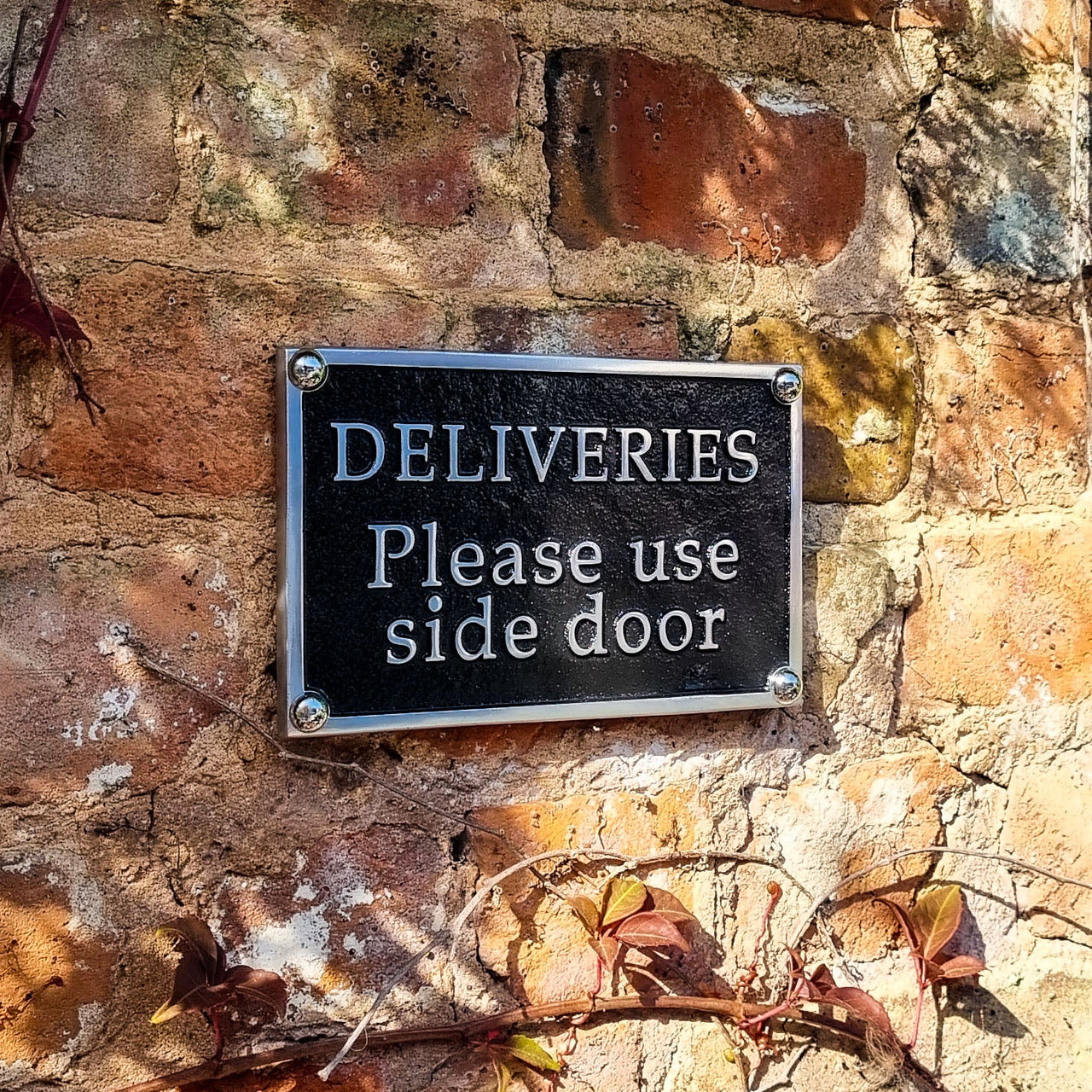 Medium Custom Plaque Rectangular Sign 7.5