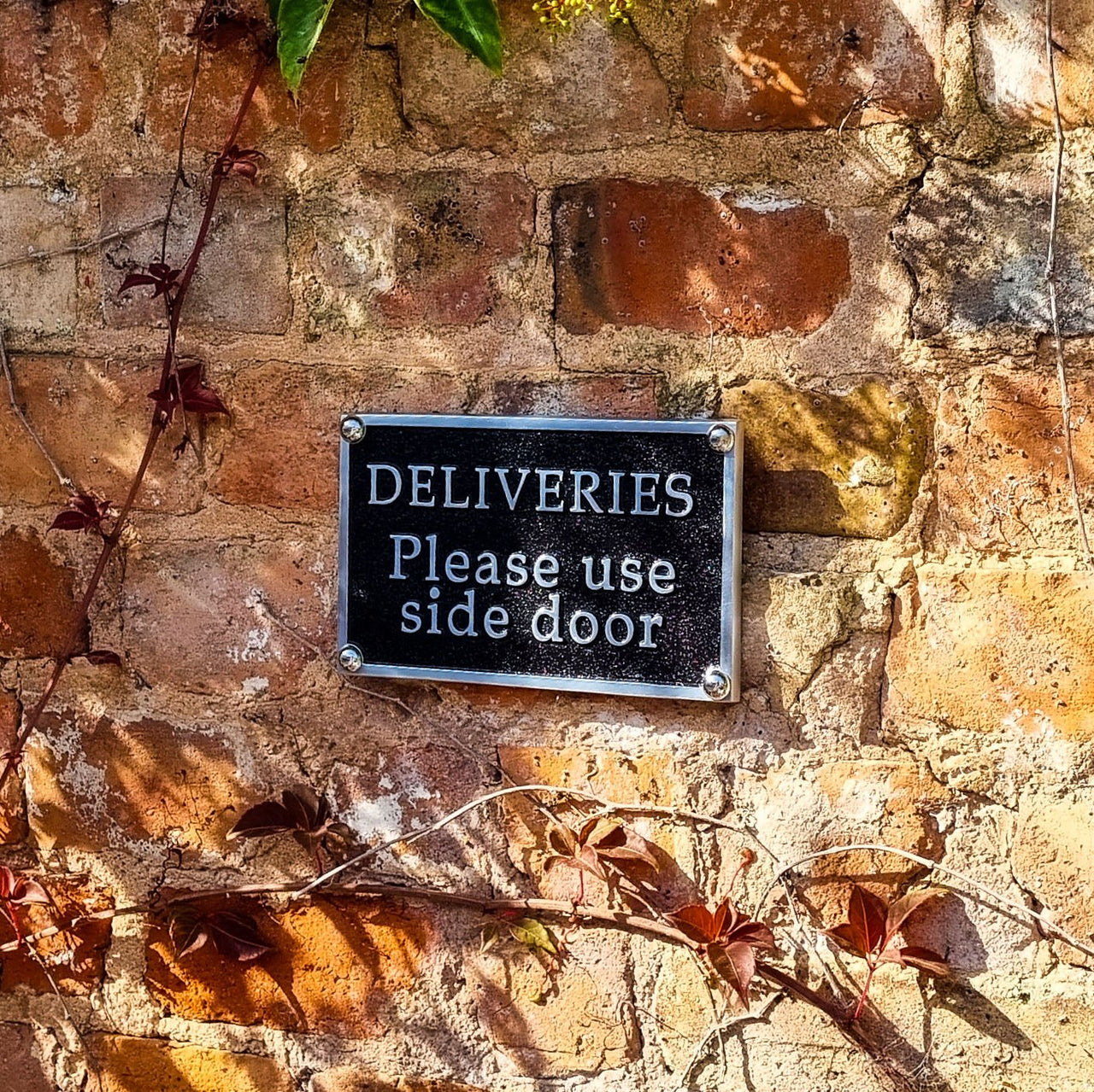 Medium Custom Plaque Rectangular Sign 7.5