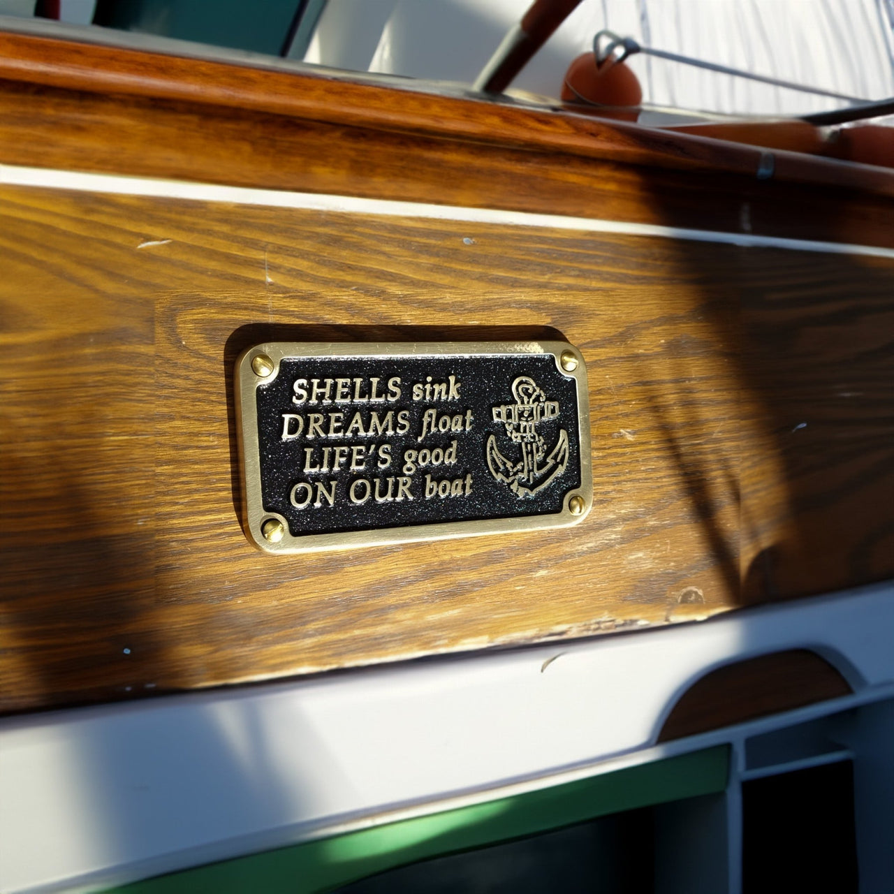 Nautical Personalised Boat Plaque - The Metal Foundry