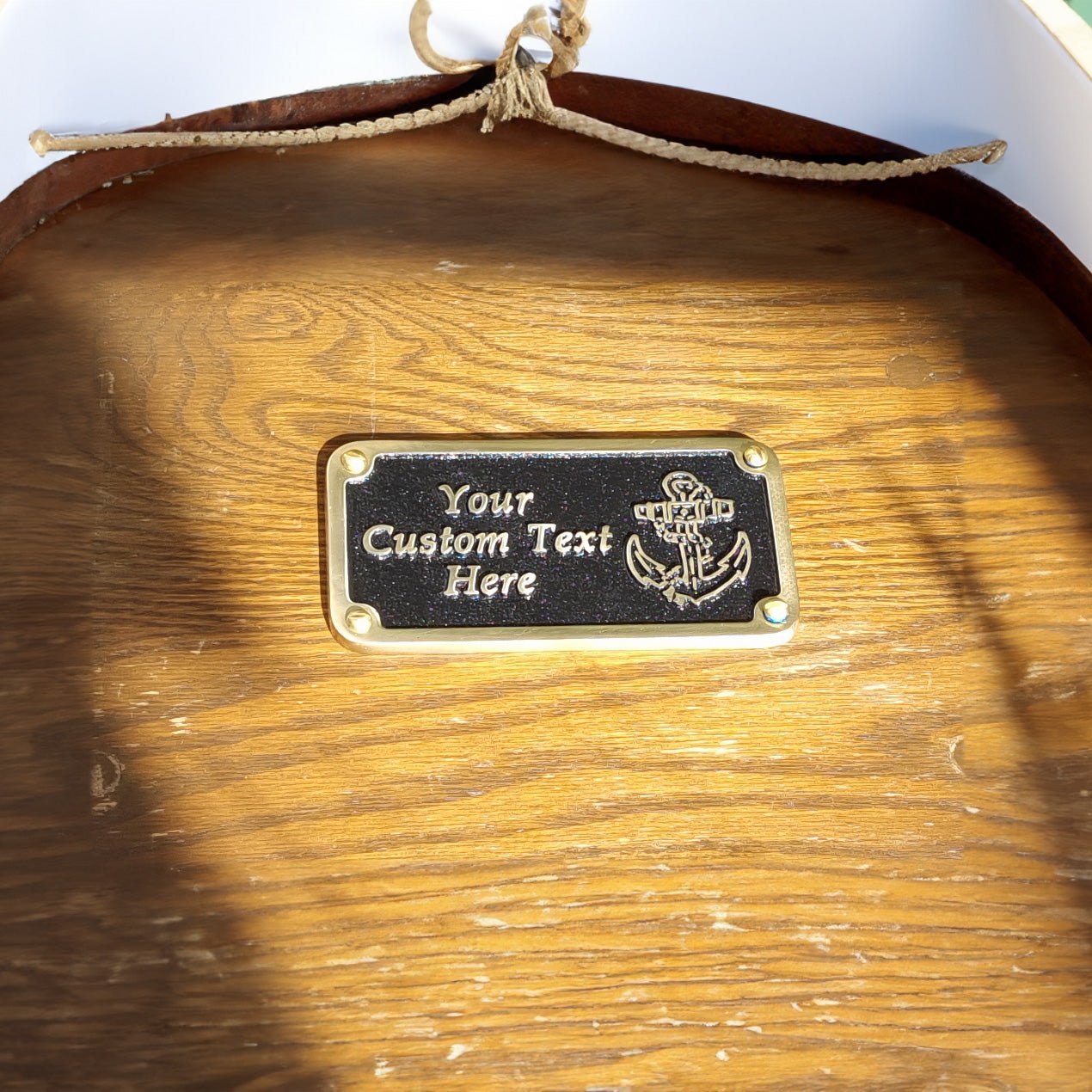 Nautical Personalised Boat Plaque - The Metal Foundry