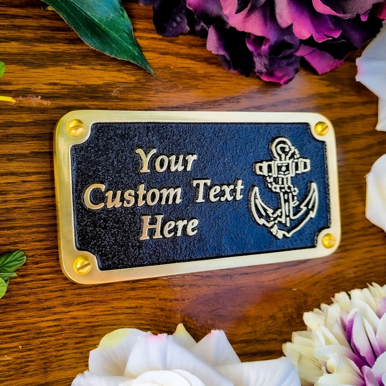 Nautical Personalised Boat Plaque - The Metal Foundry