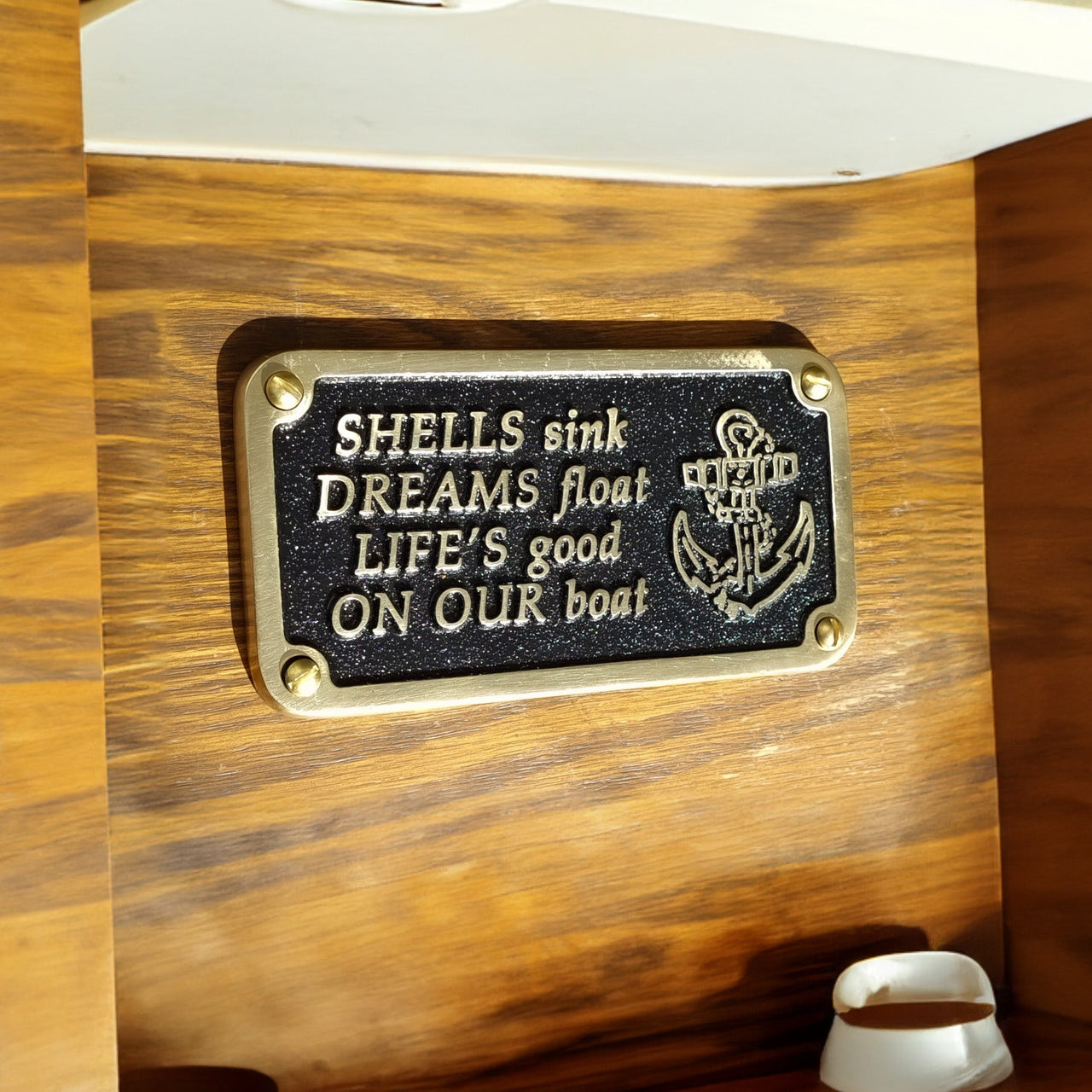 Nautical Personalised Boat Plaque - The Metal Foundry
