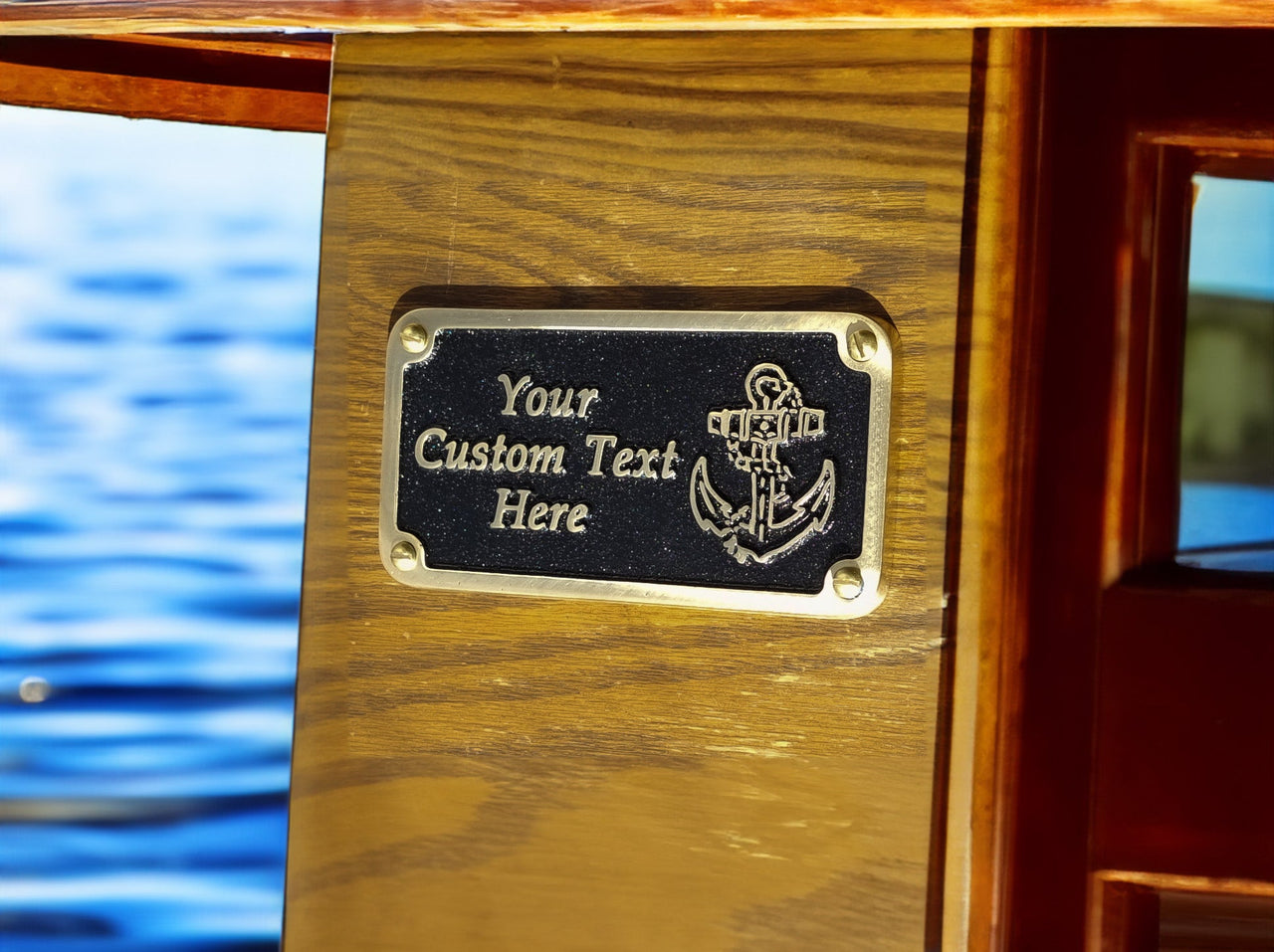 Nautical Personalised Boat Plaque - The Metal Foundry