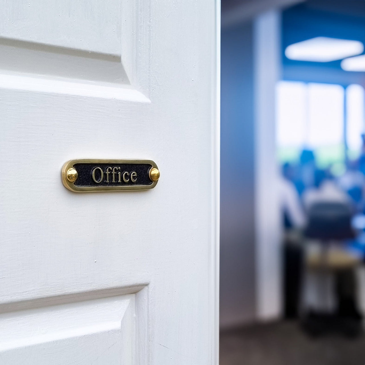 'Office' Door Sign - The Metal Foundry