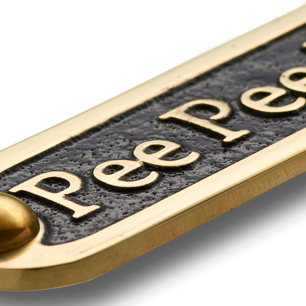 'Pee Pee Room' Door Sign - The Metal Foundry