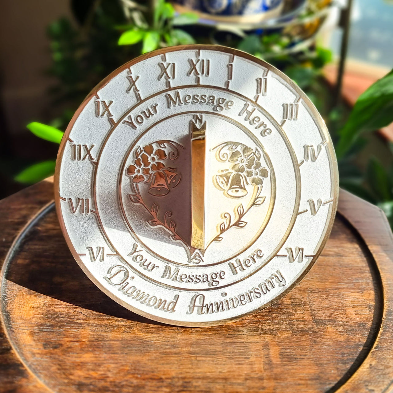 Personalised Anniversary Sundial Gift - The Metal Foundry