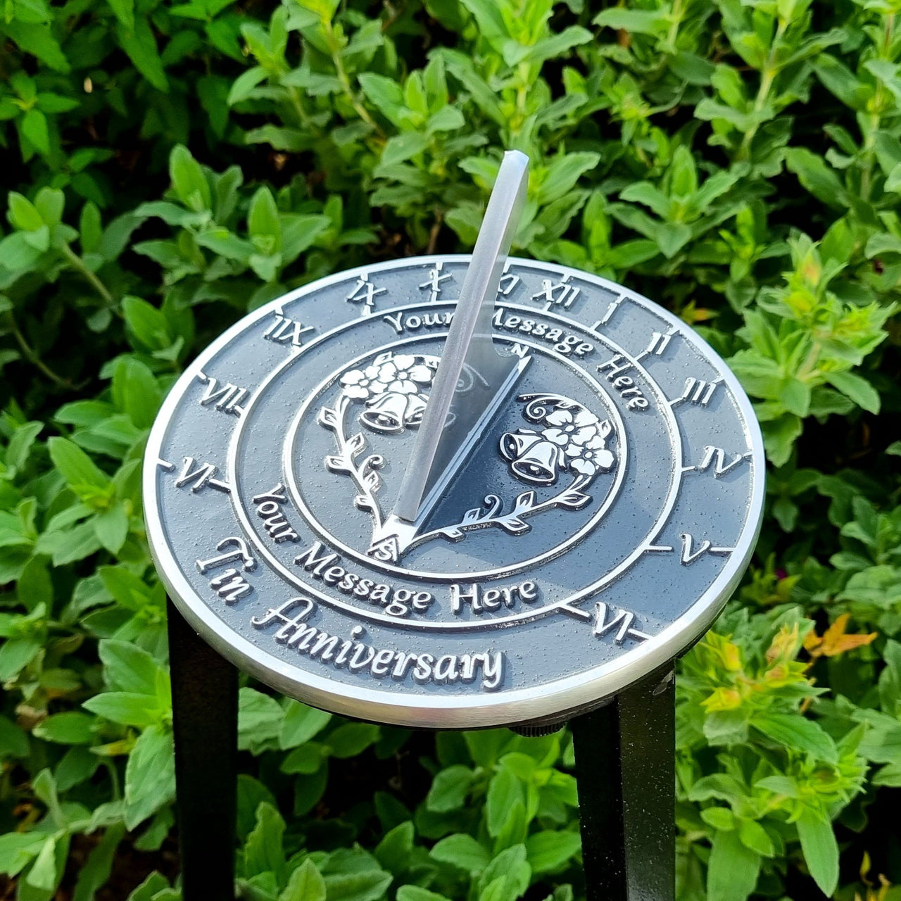 Personalised Anniversary Sundial Gift - The Metal Foundry