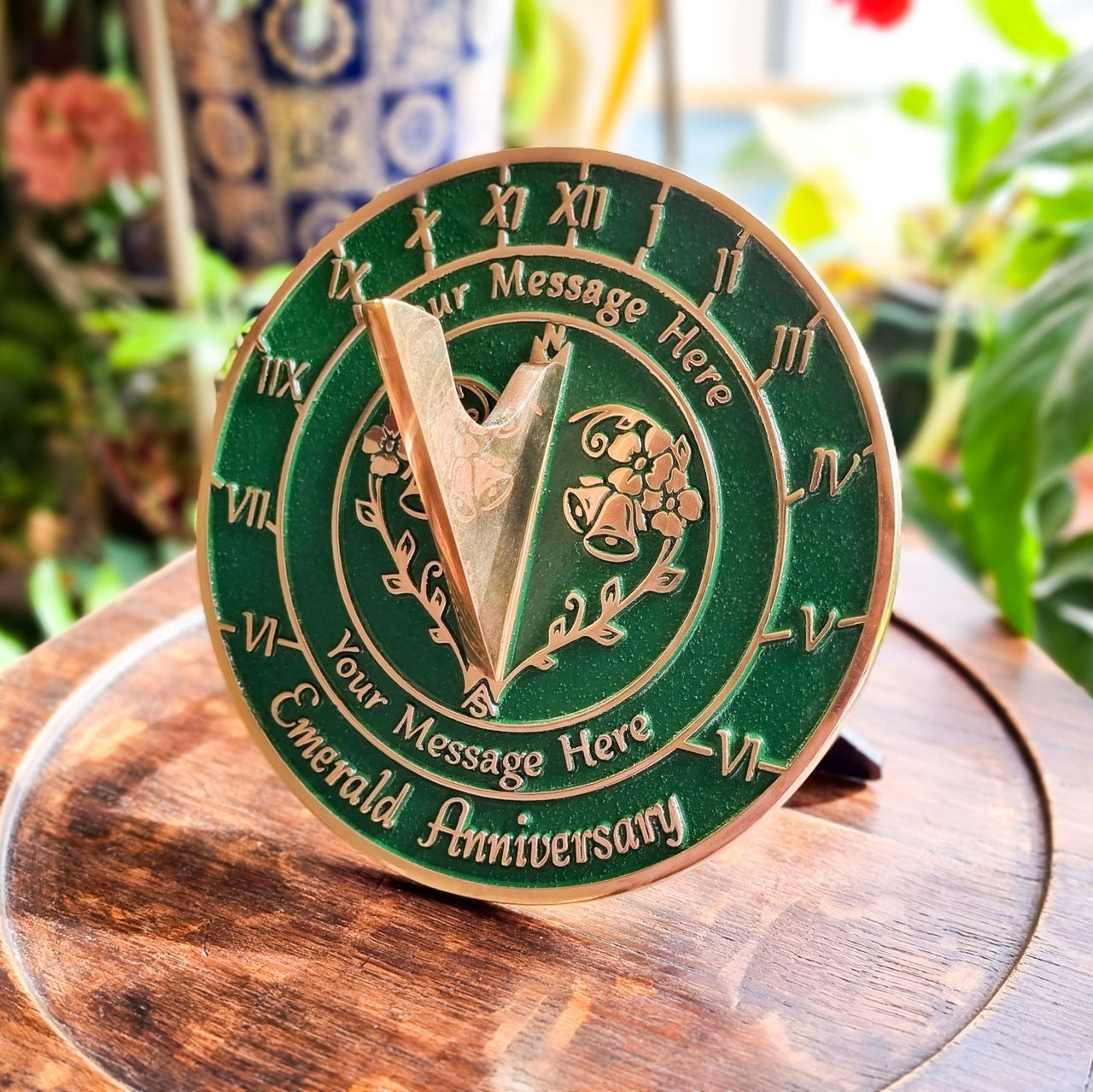 Personalised Anniversary Sundial Gift - The Metal Foundry