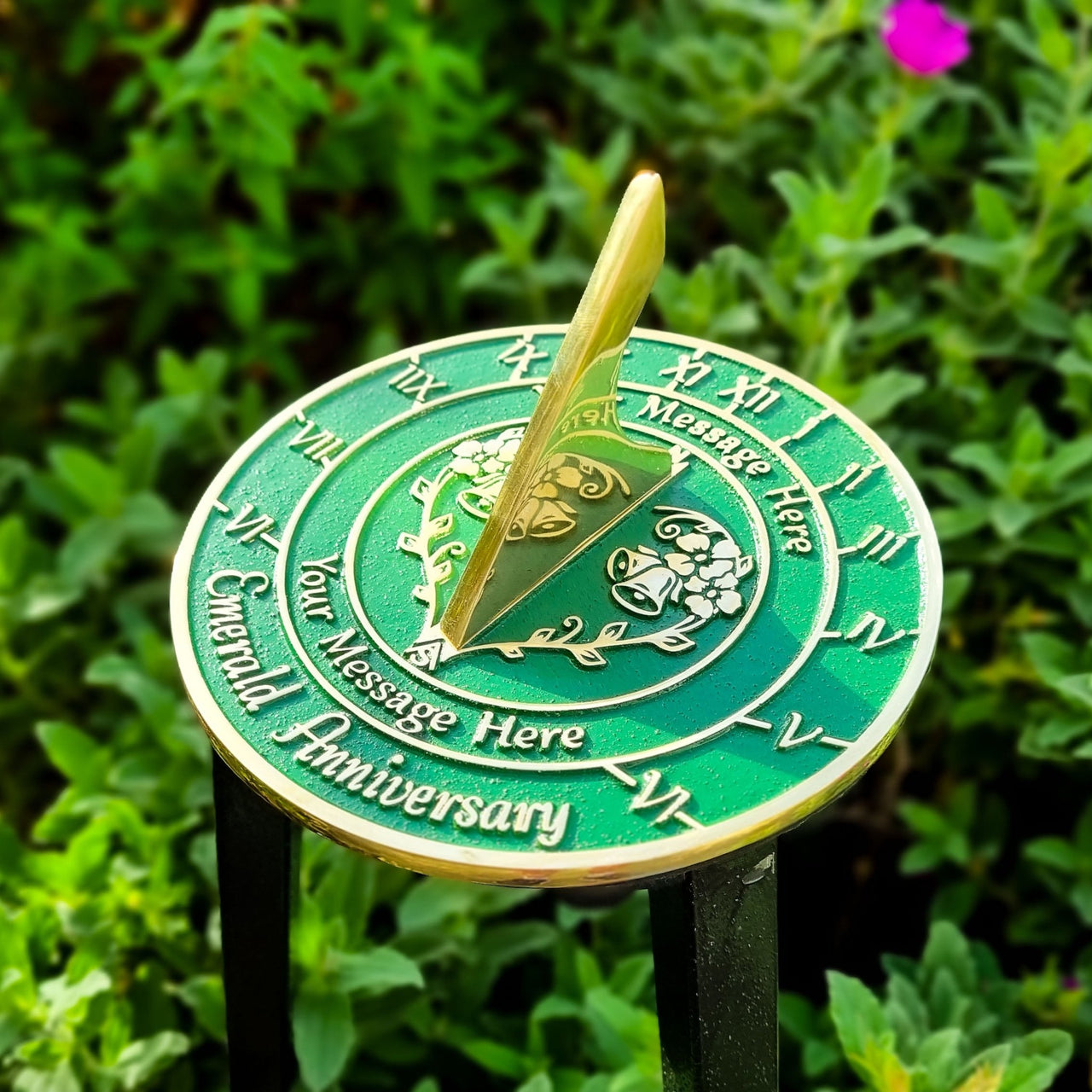 Personalised Anniversary Sundial Gift - The Metal Foundry