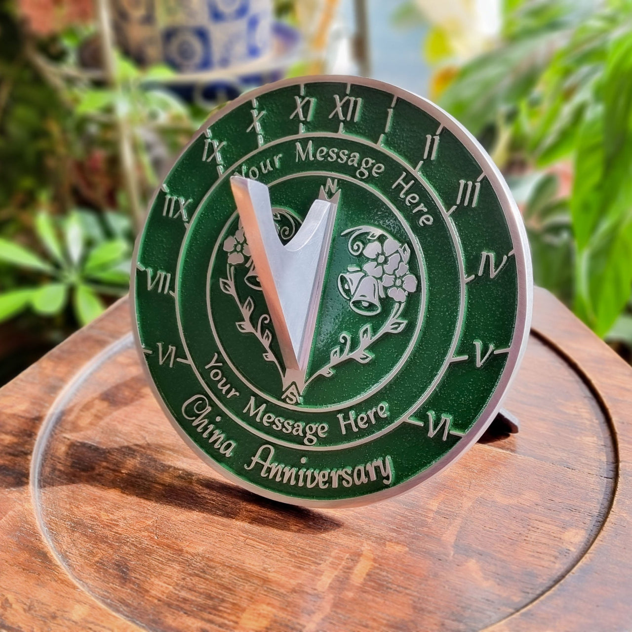 Personalised Anniversary Sundial Gift - The Metal Foundry