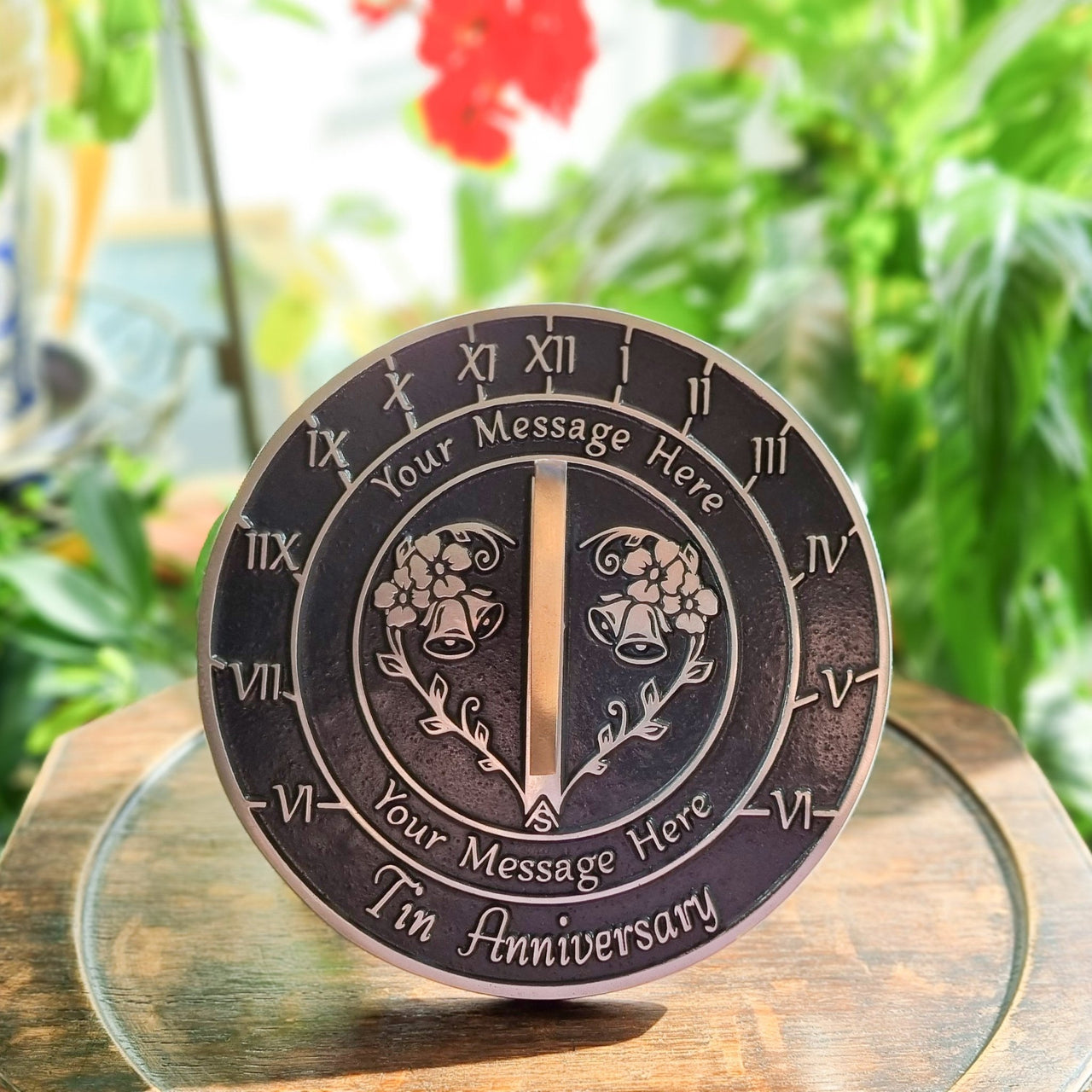 Personalised Anniversary Sundial Gift - The Metal Foundry