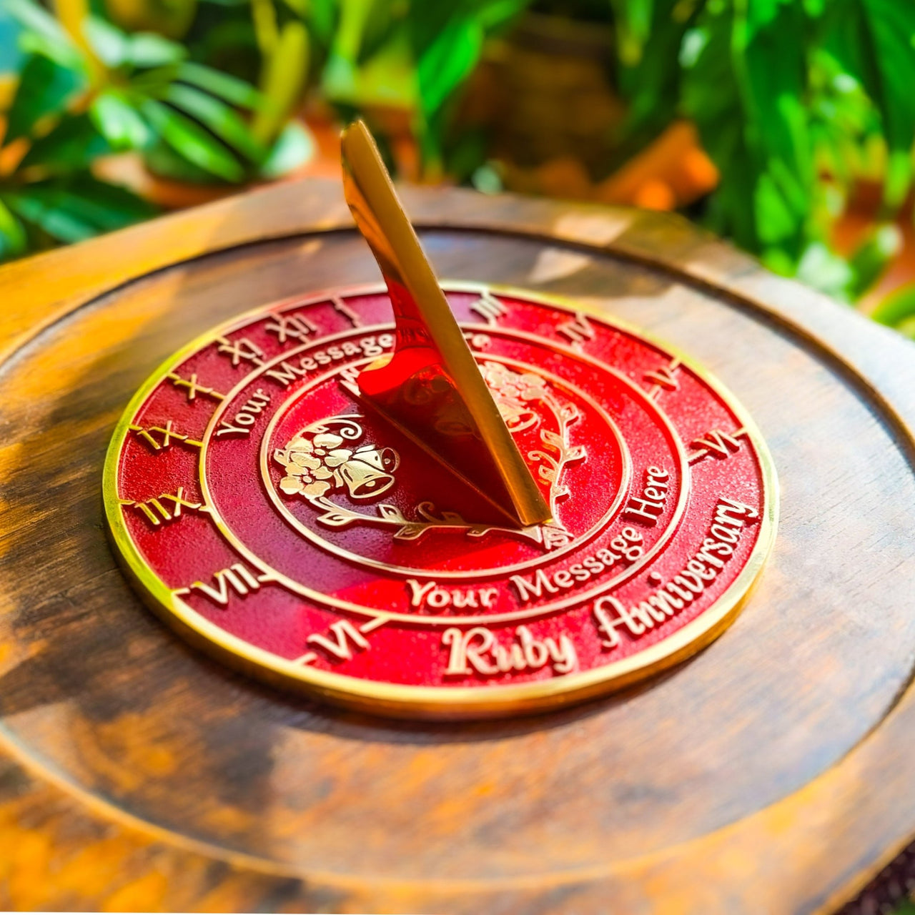 Personalised Anniversary Sundial Gift - The Metal Foundry