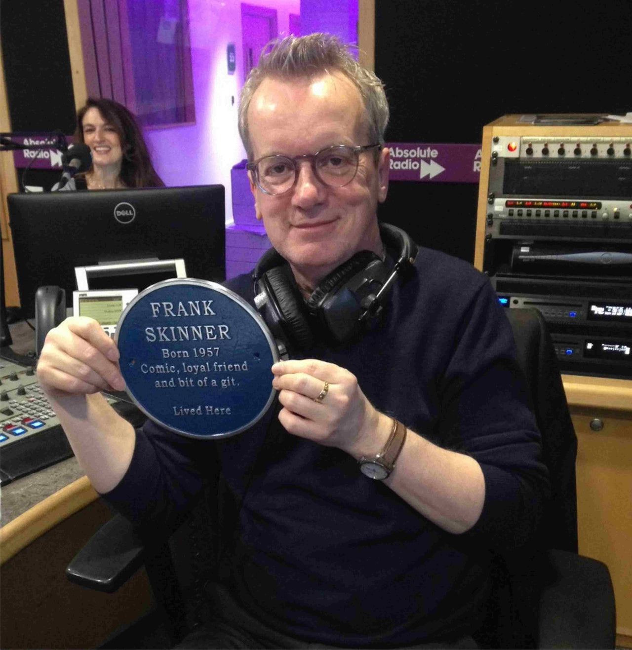 Personalised Blue Plaque 200mm (8