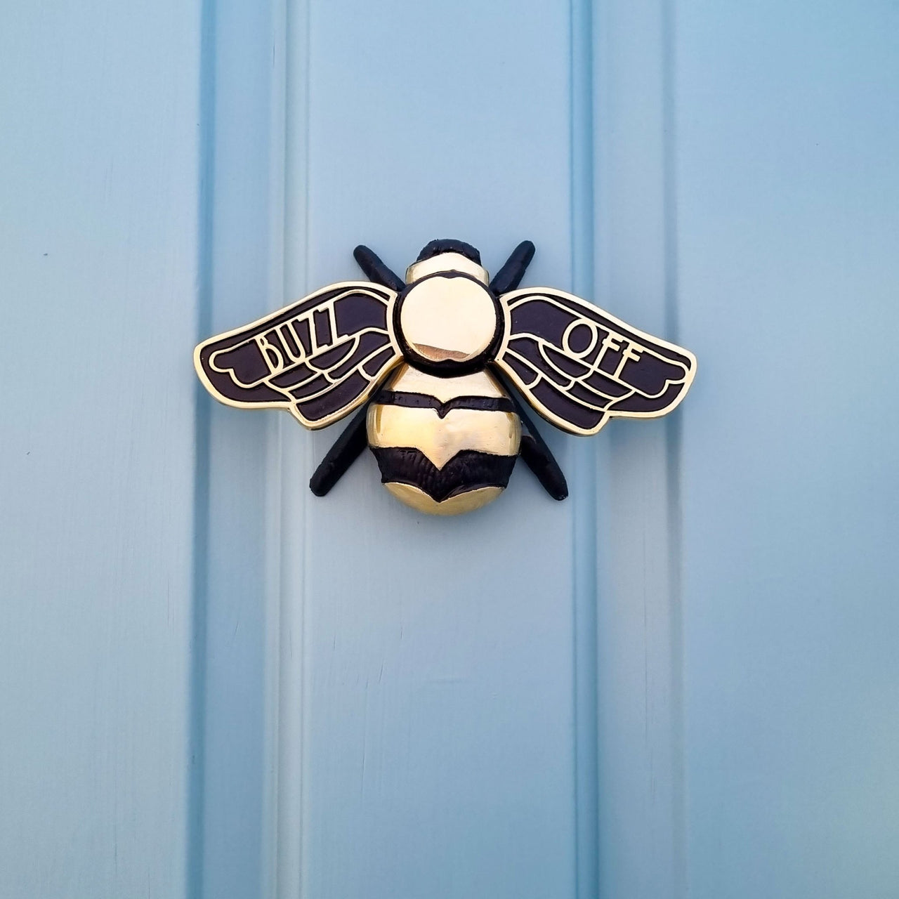 Personalised Bumble Bee Door Knocker - The Metal Foundry