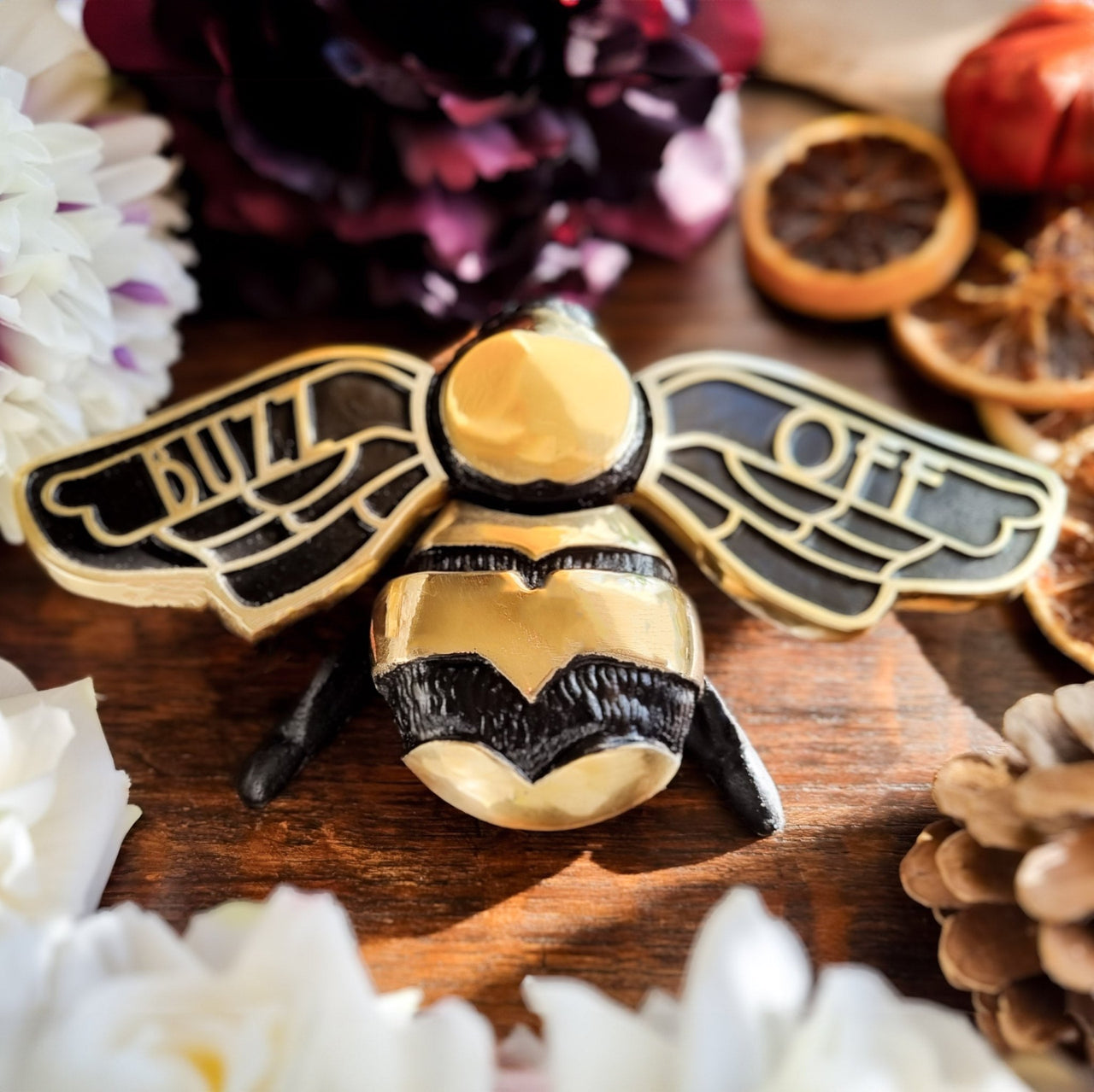 Personalised Bumble Bee Door Knocker - The Metal Foundry