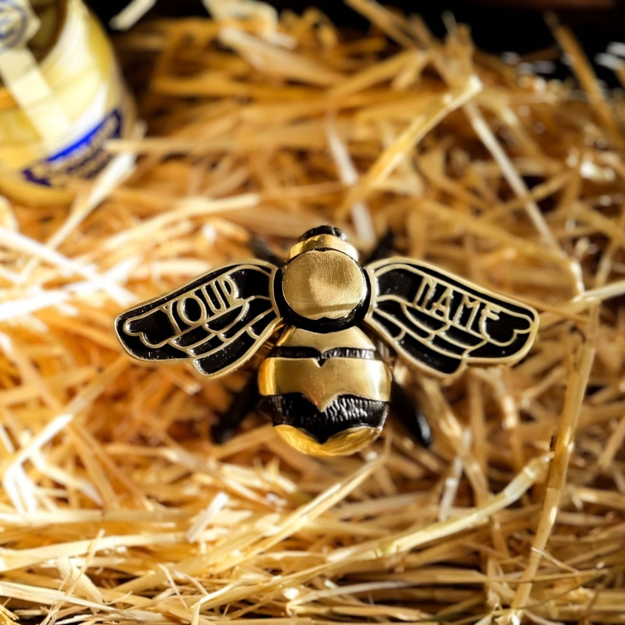 Personalised Bumble Bee Door Knocker - The Metal Foundry