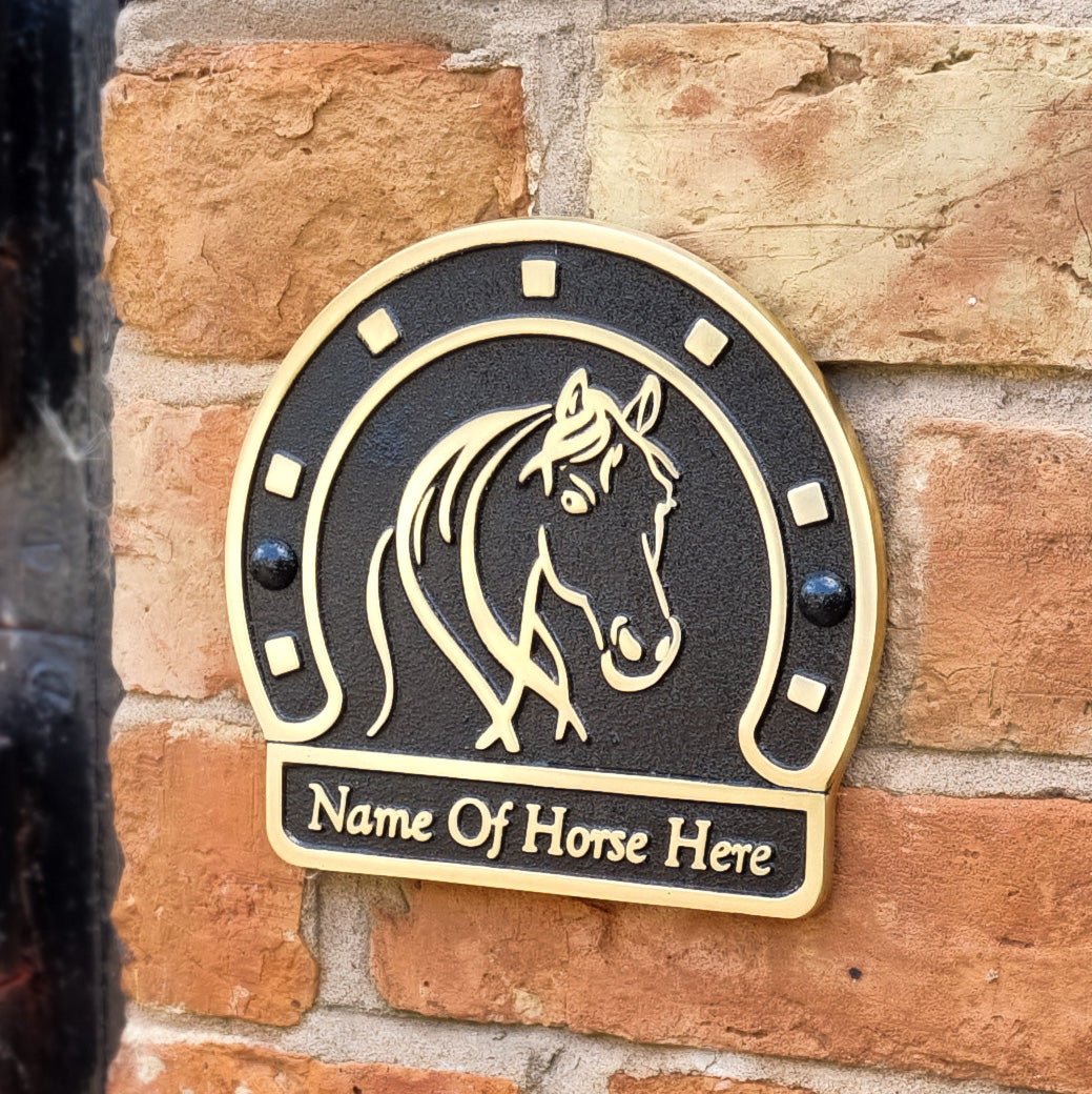 Personalised Stable Plaque - The Metal Foundry