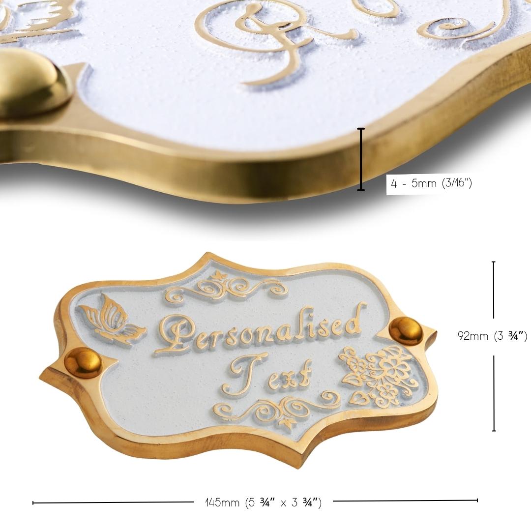 Personalised Vintage Door Sign - The Metal Foundry