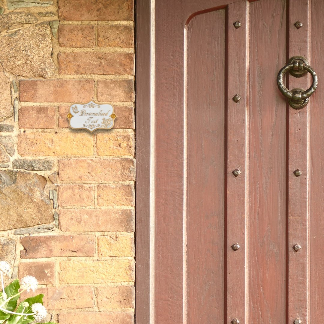 Personalised Vintage Door Sign - The Metal Foundry
