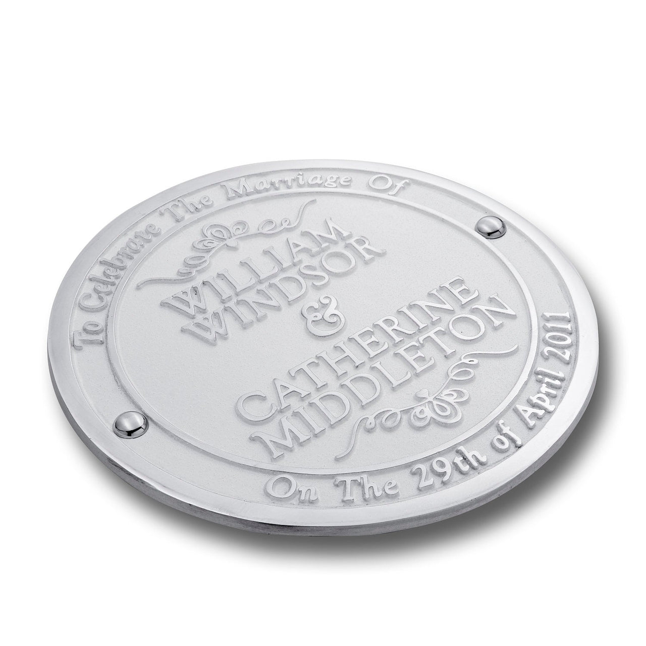 Personalised Wedding Gift Plaque - The Metal Foundry