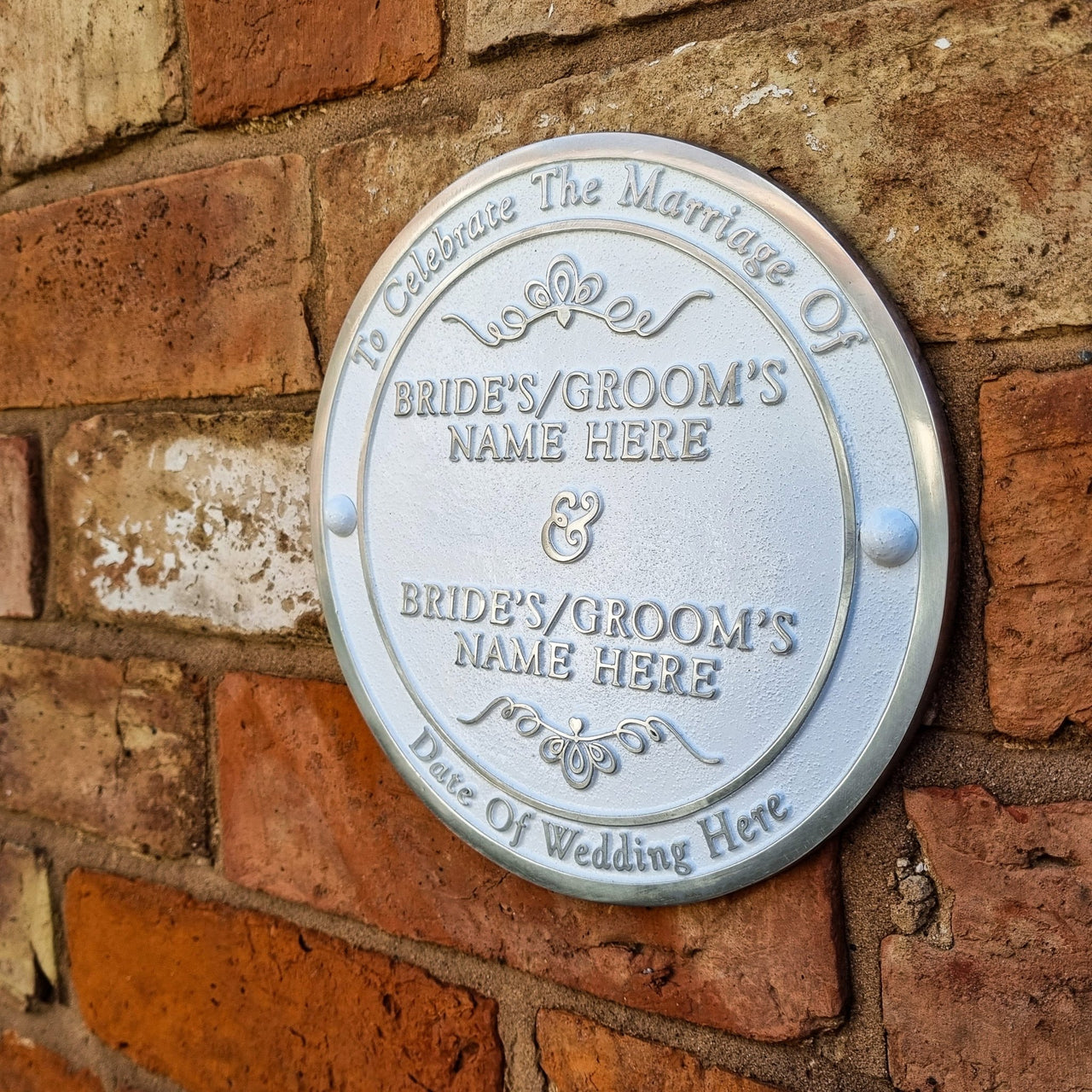 Personalised Wedding Gift Plaque - The Metal Foundry