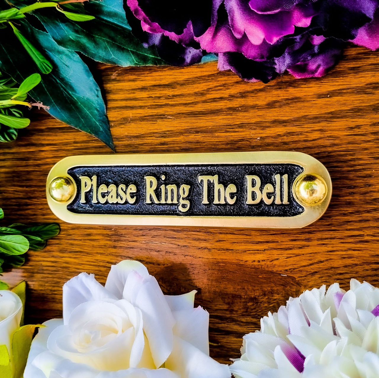 'Please Ring The Bell' Door Sign - The Metal Foundry