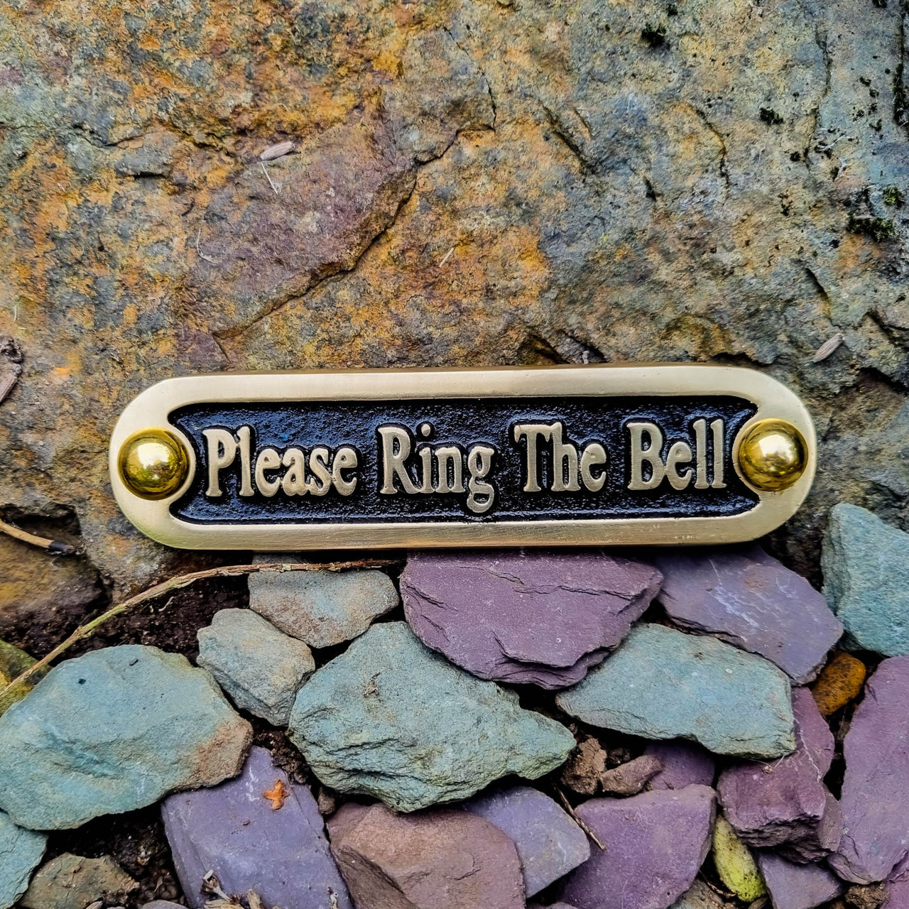 'Please Ring The Bell' Door Sign - The Metal Foundry