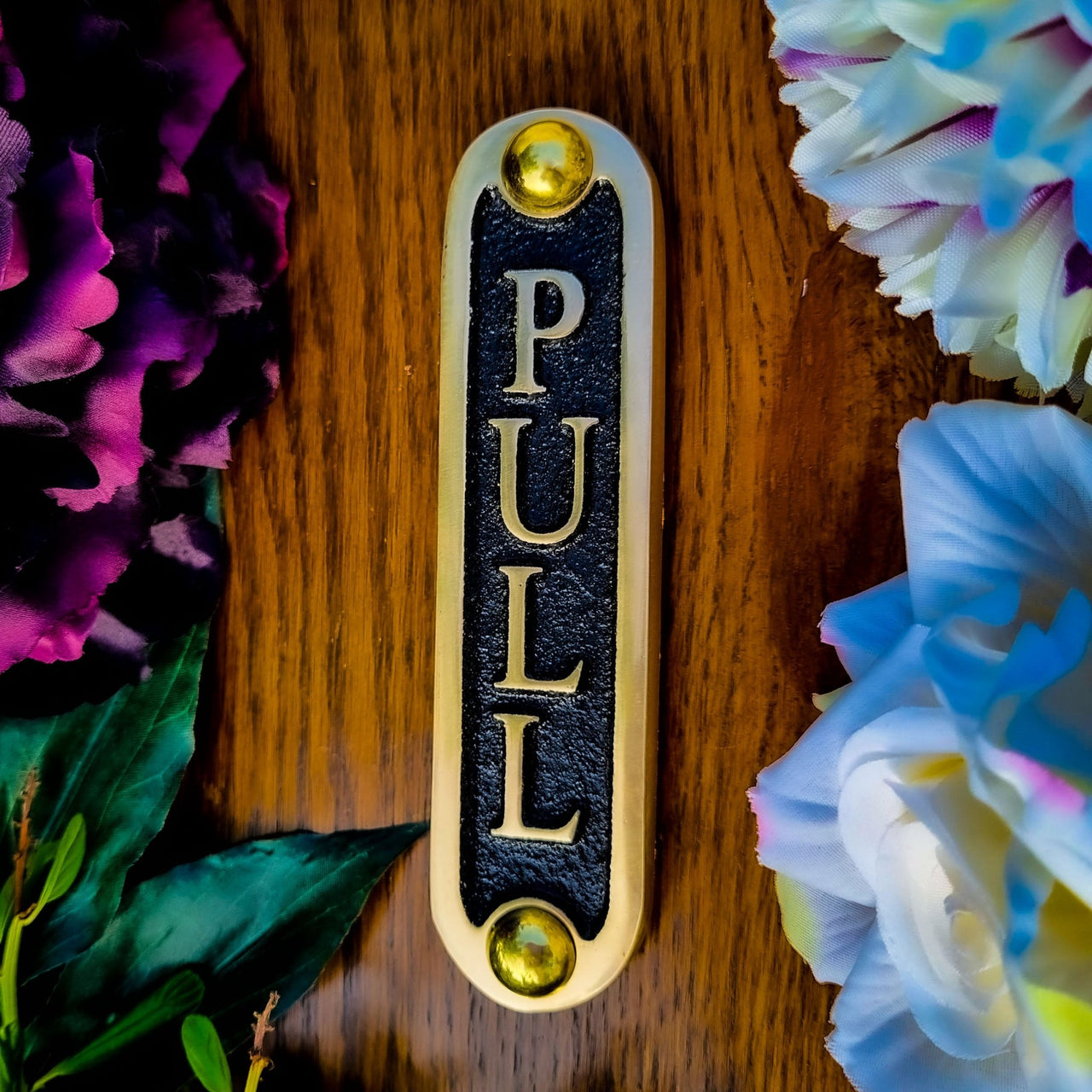 'PULL' Door Sign - The Metal Foundry