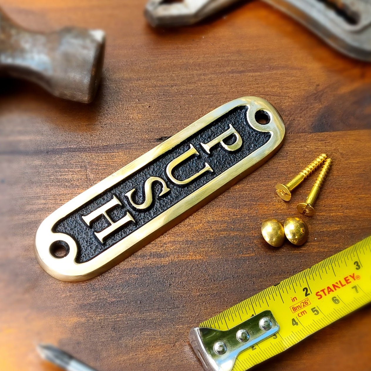 'PUSH' Door Sign - The Metal Foundry