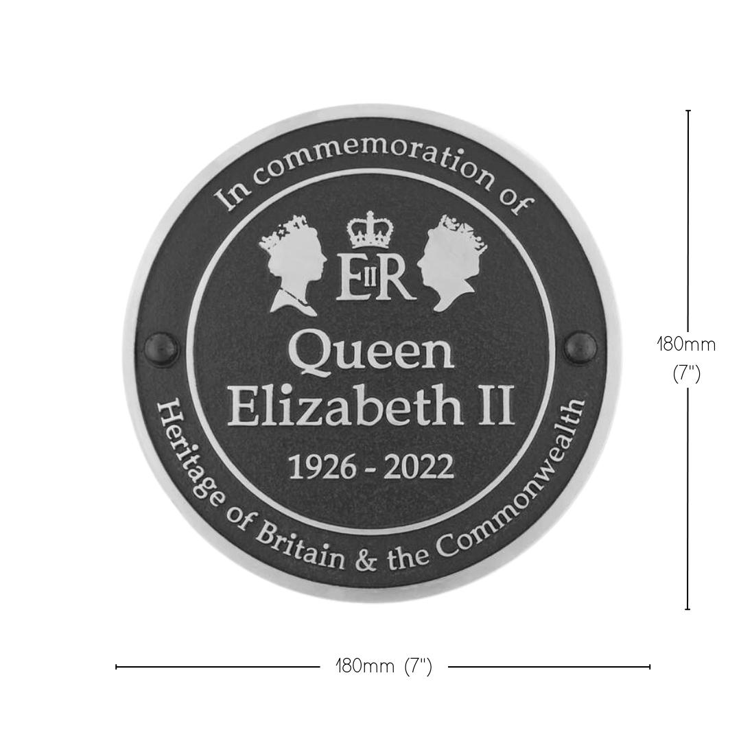 Queen Elizabeth II - Commemorative Plaque - The Metal Foundry