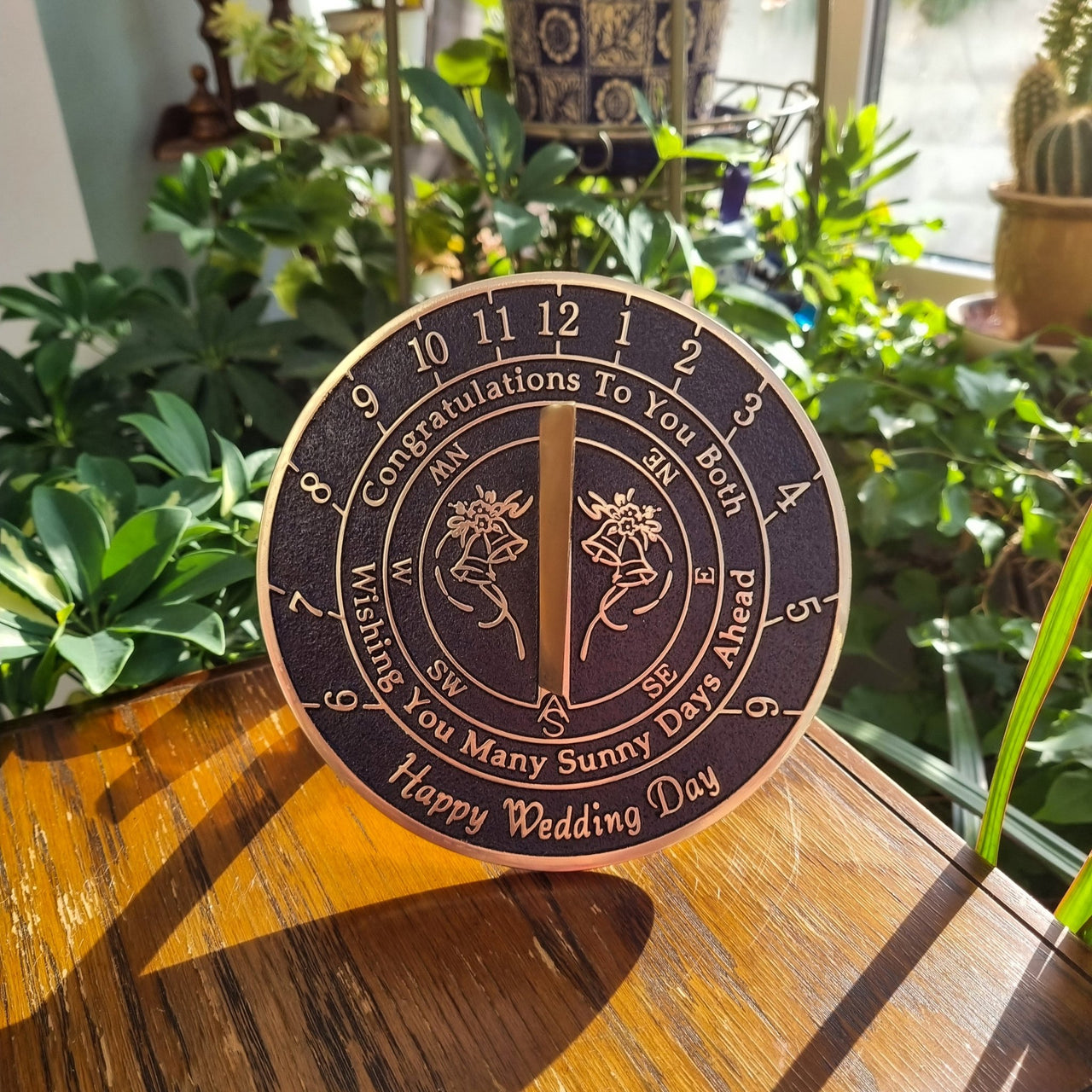 Wedding Sundial Gift ‘Sunny Days' - The Metal Foundry