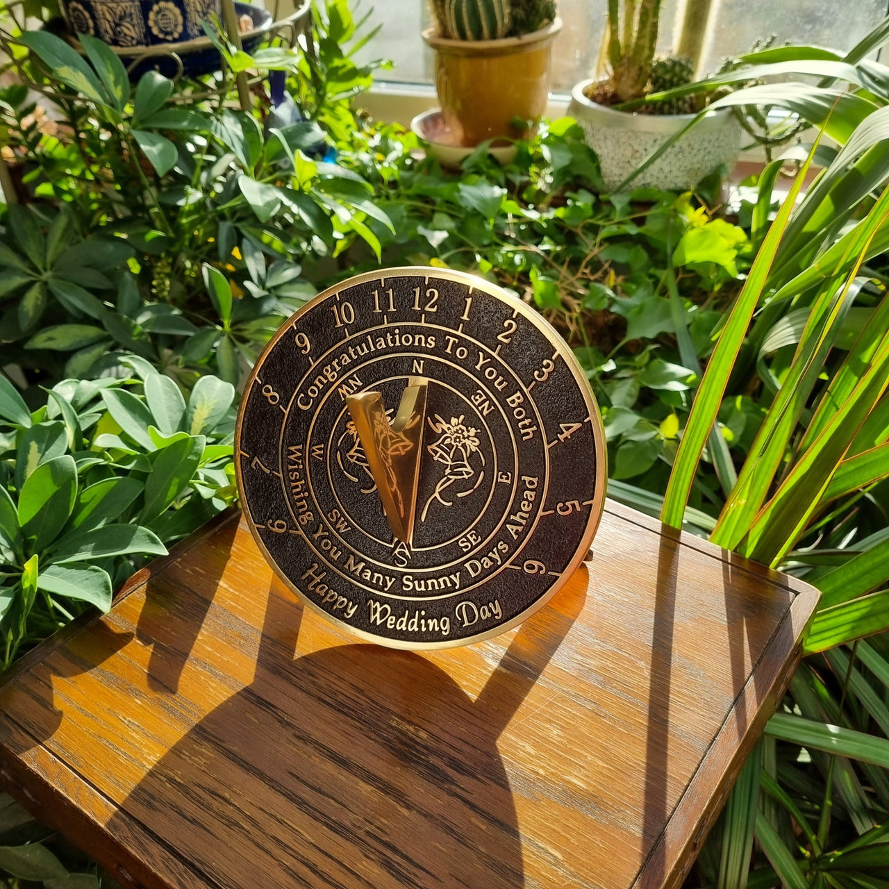 Wedding Sundial Gift ‘Sunny Days' - The Metal Foundry
