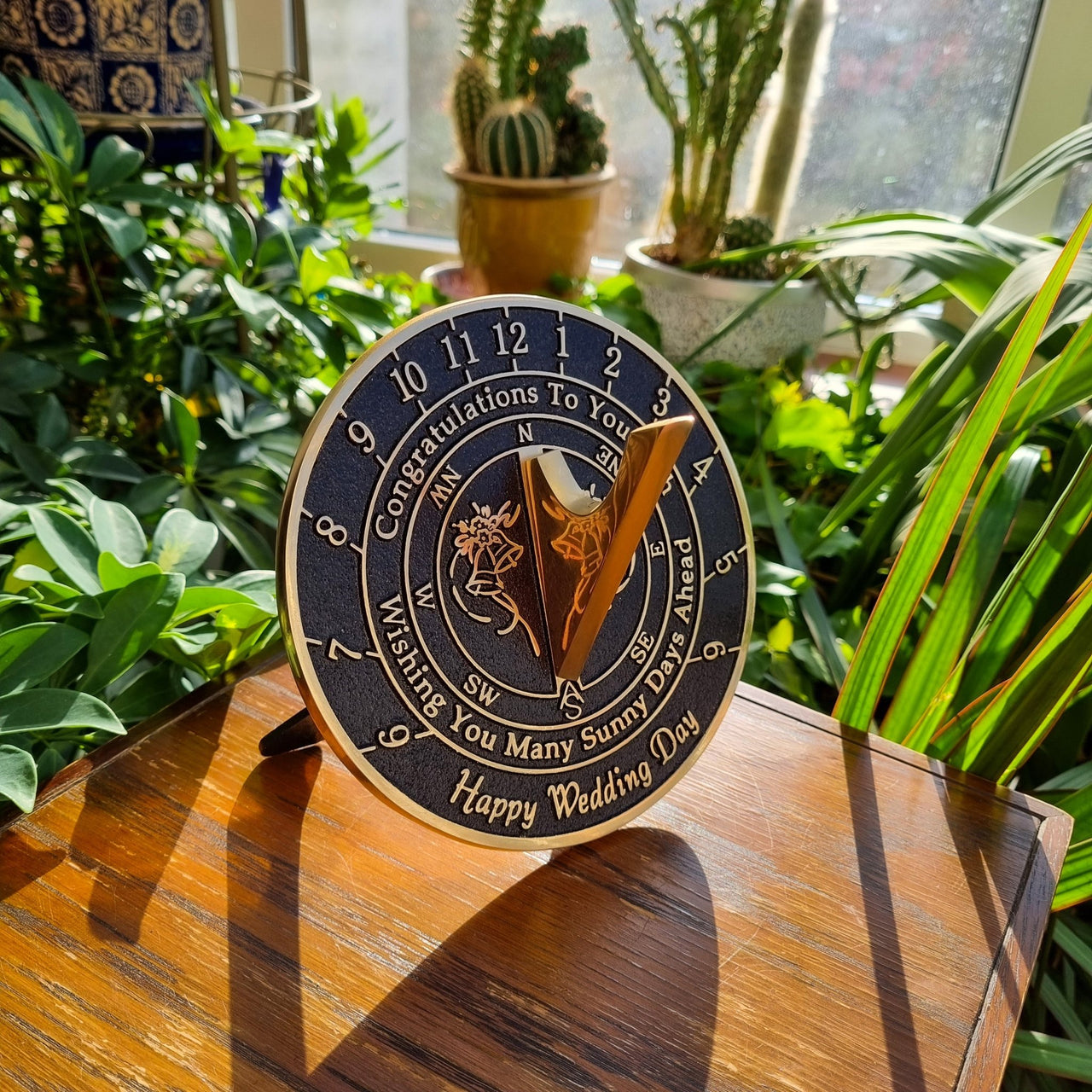Wedding Sundial Gift ‘Sunny Days' - The Metal Foundry